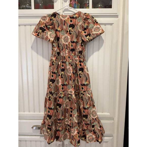 Anthropologie Maeve The Somerset Maxi Dress Sz XS EUC Floral Boho - Picture 5 of 10